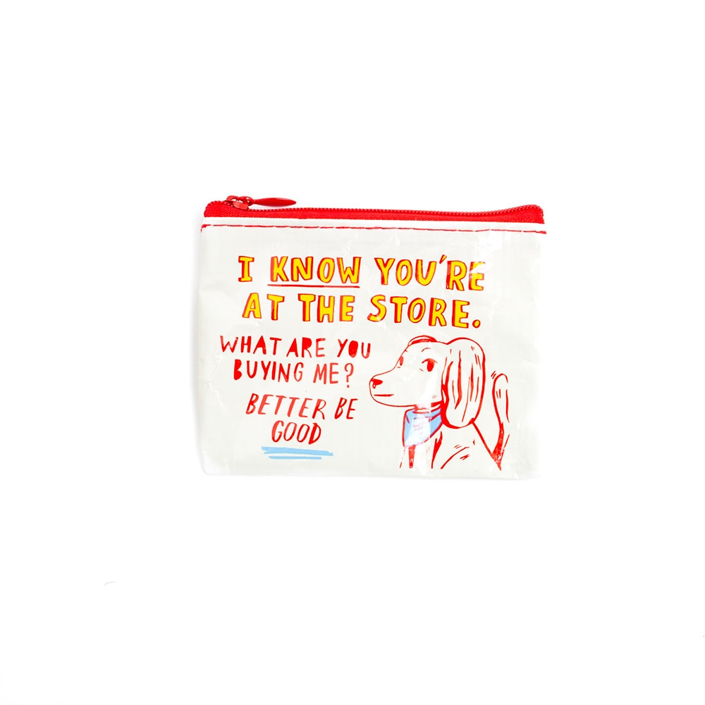 BlueQ, Red, Coin Purses, Accessories, Unisex, At the Store, 281980